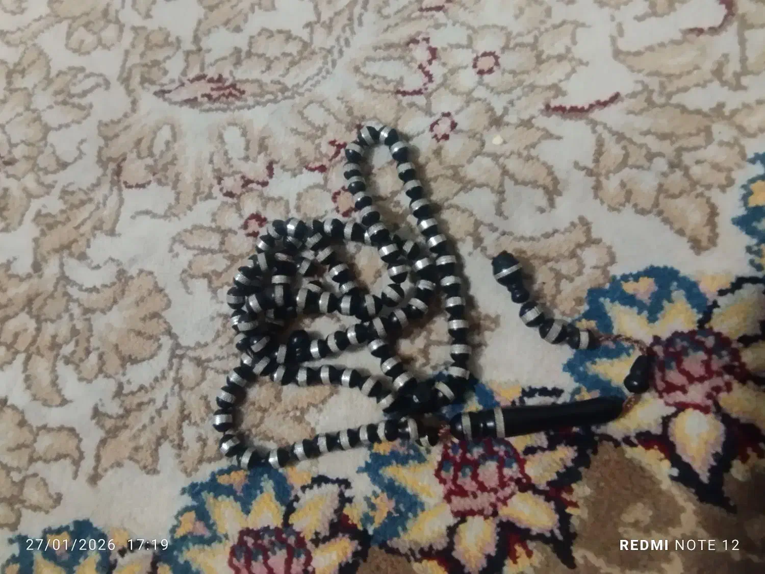 تسبیح نقره کوب اصلی|جواهرات|زاهدان, |دیوار