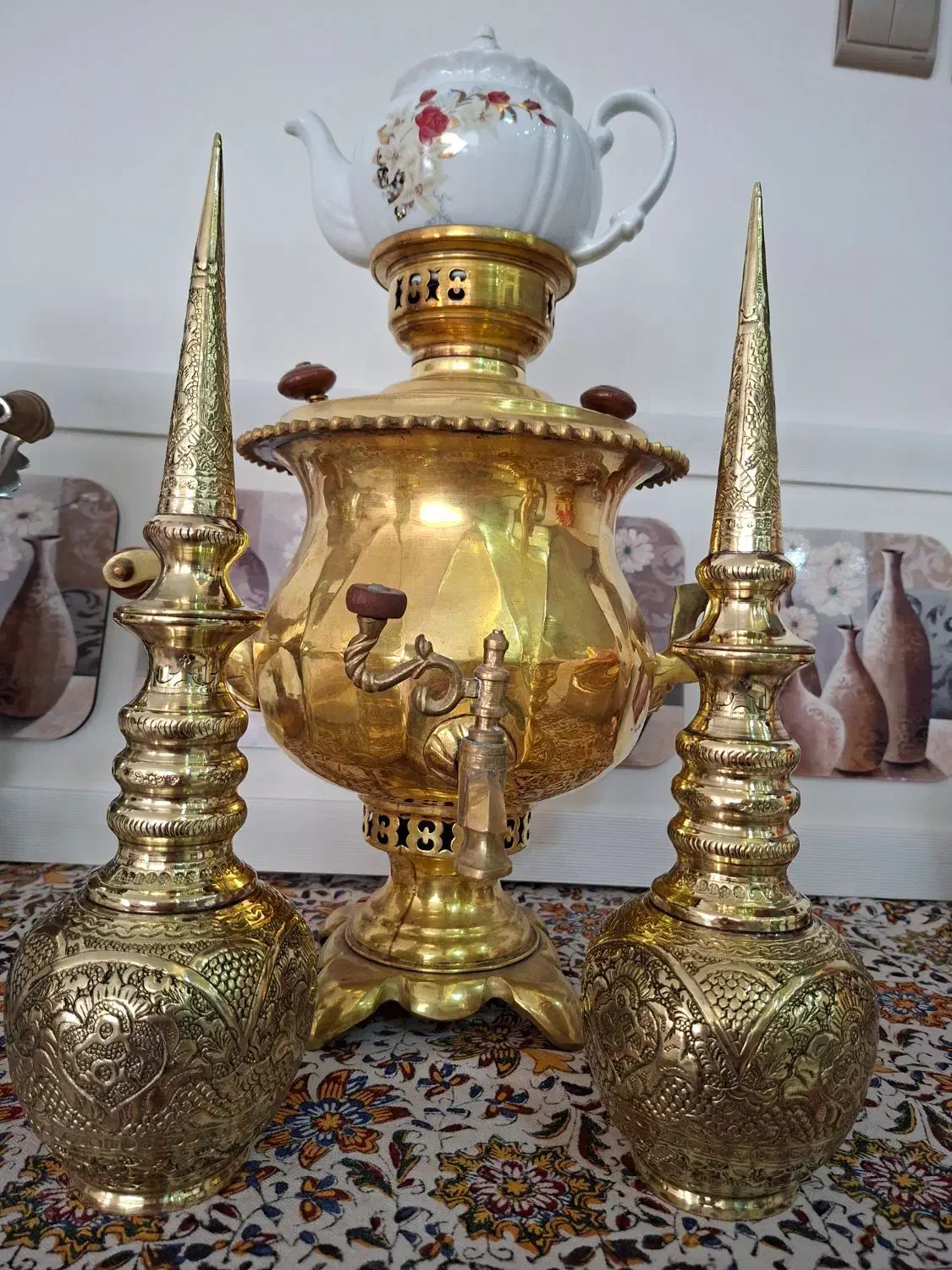 تنگ نیزه ای برنجی مناسب کلکسیون وجهیزیه|کلکسیون اشیاء عتیقه|شاهین‌شهر, مخابرات (شهید بهشتی)|دیوار