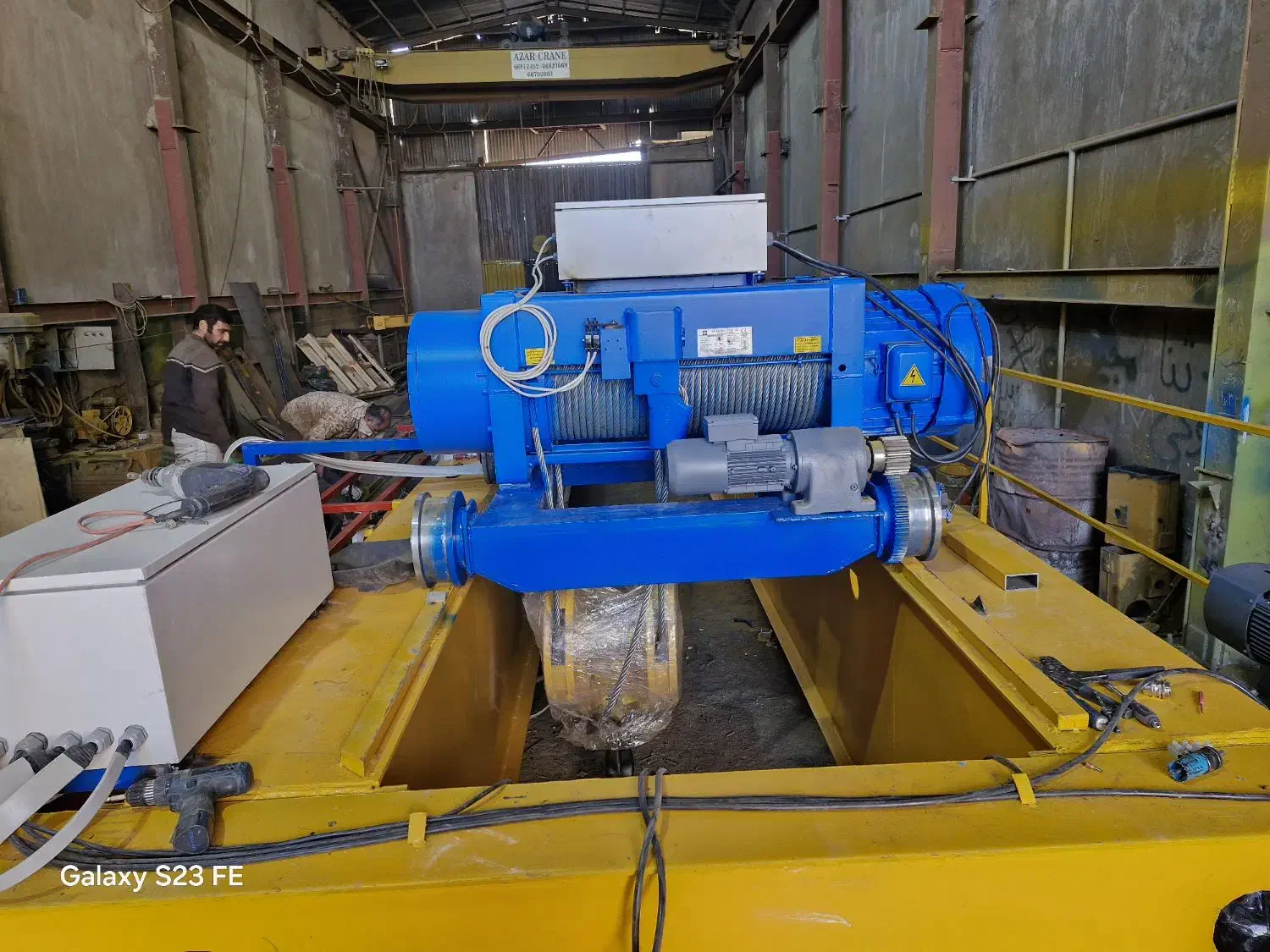 جرثقیل سقفی|ماشین‌آلات صنعتی|رباط‌کریم, نصیرشهر|دیوار