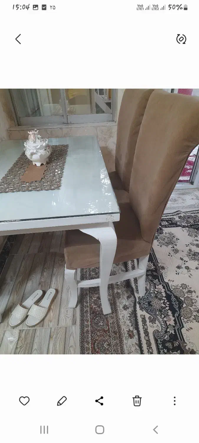 میز غذاخوری ۴ نفره|میز و صندلی غذاخوری|لنگرود, |دیوار