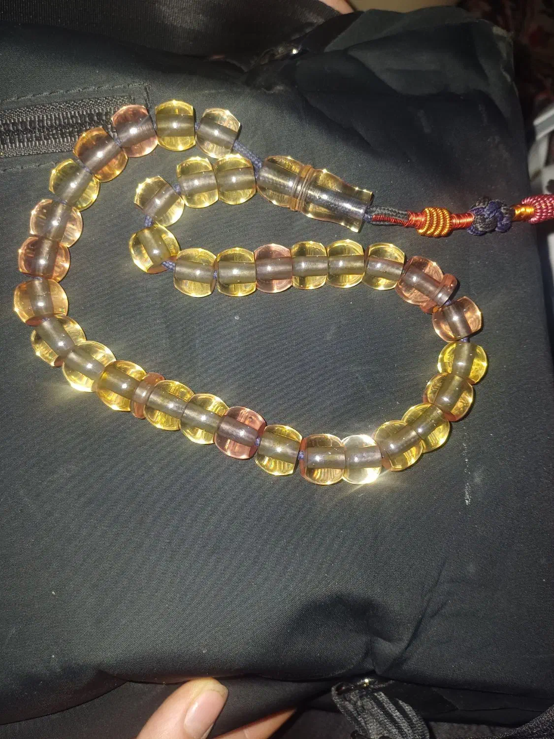 تسبیح سندلوس قدیمی بو دار خوشگل ۳۵ عدد|جواهرات|اسدآباد, |دیوار