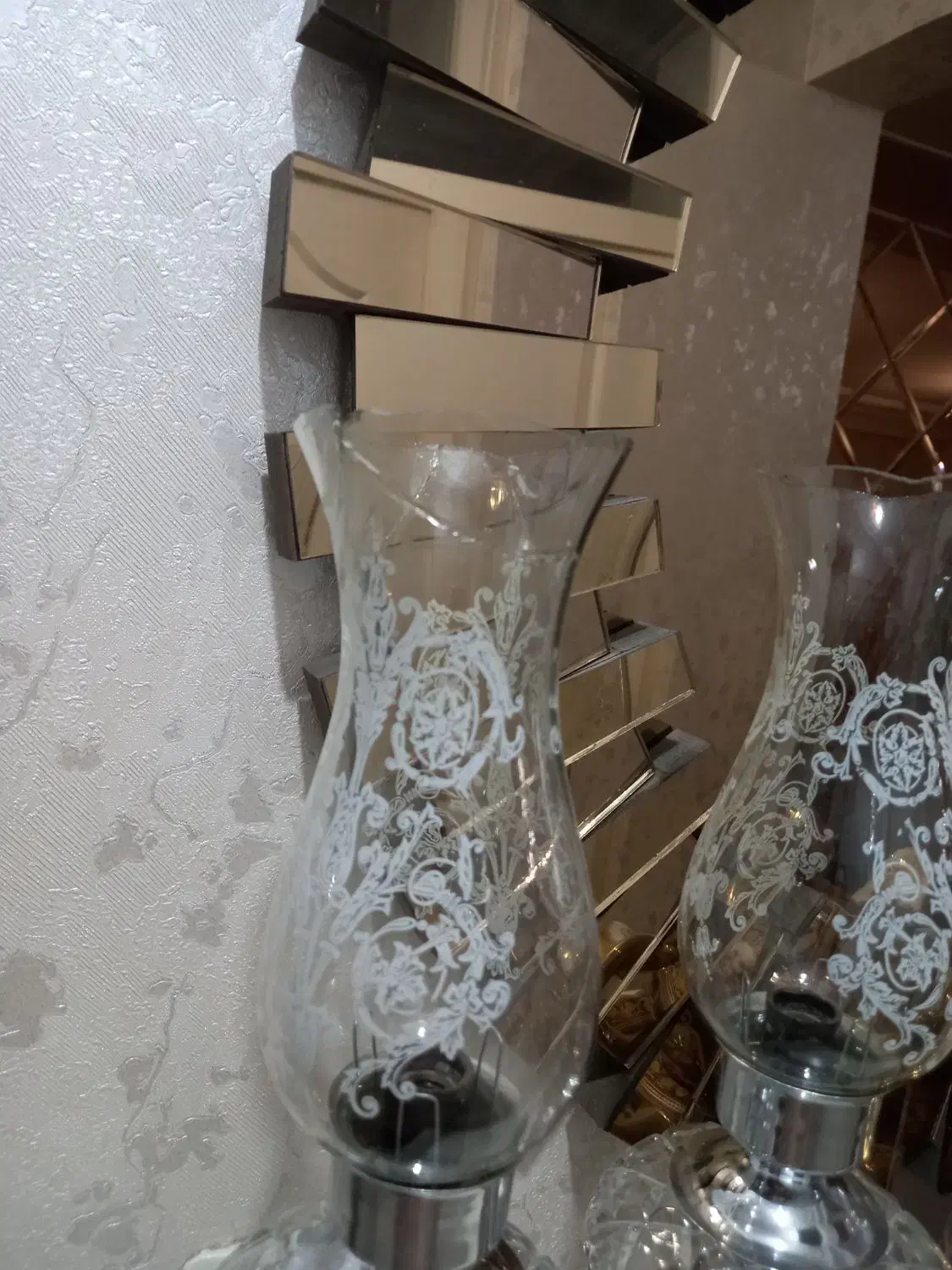 شمعدان|لوستر و چراغ آویز|تبریز, |دیوار