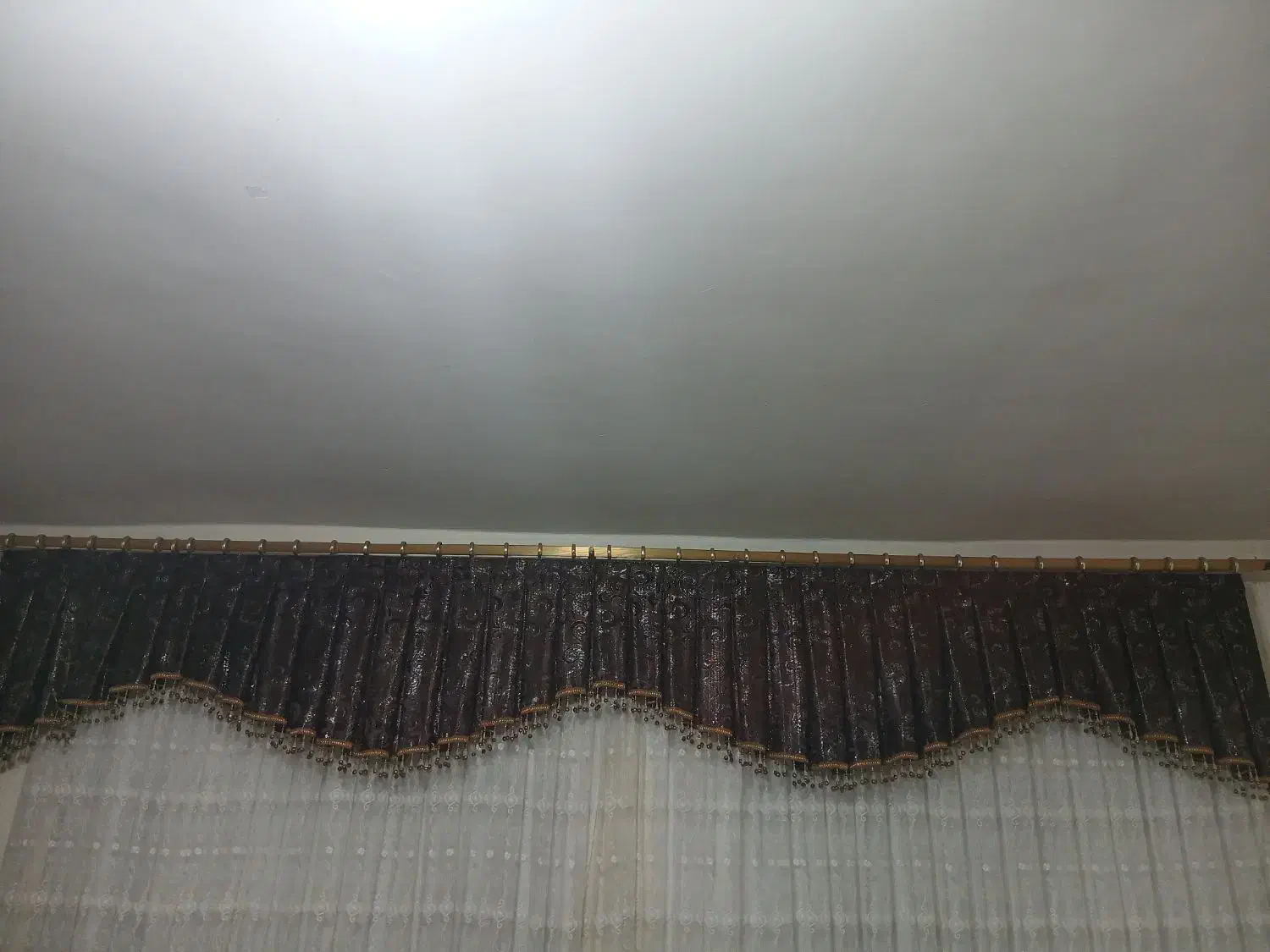 والان پرده۲عددیکی۴متری یکی۲متری با ۶عدد کناره|پرده، رانر، رومیزی|سقز, |دیوار