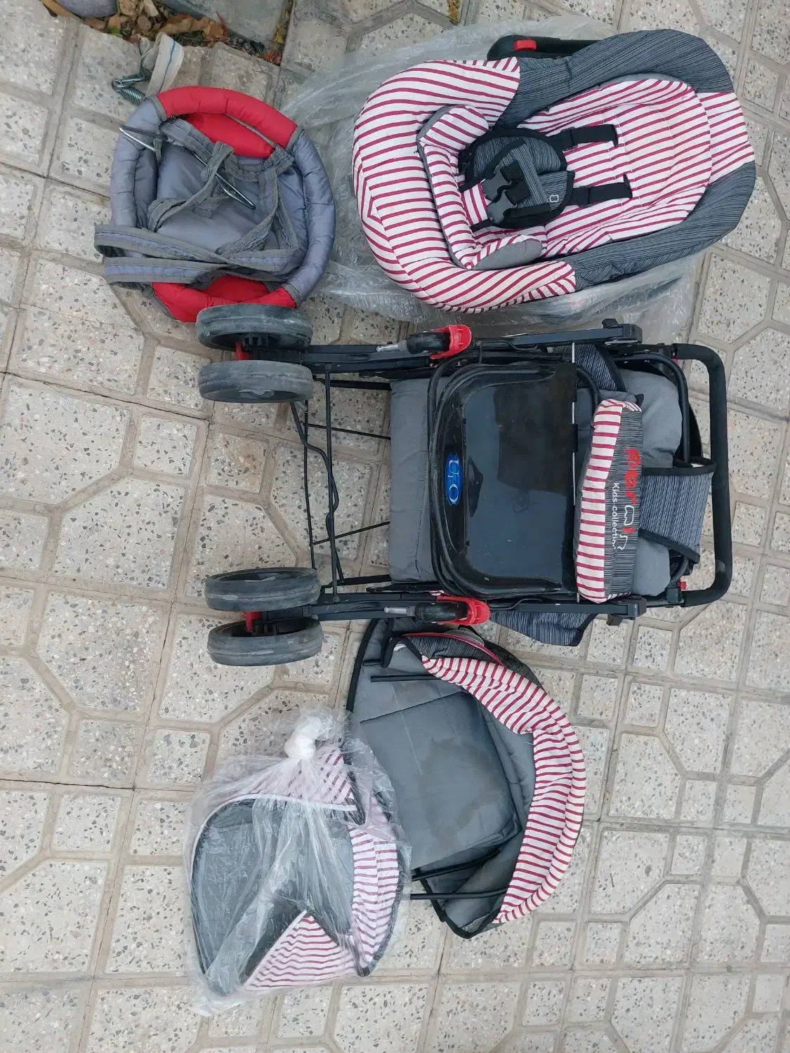 کالسکه و کریر و تاب و صندلی غذا و آغوشی|کالسکه و لوازم جانبی|شاهین‌شهر, بانک استان|دیوار