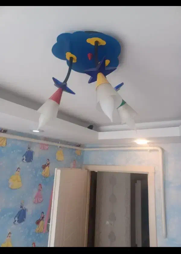 لوستر کودک یکی سقفی یکی دیواری|لوستر و چراغ آویز|تبریز, |دیوار