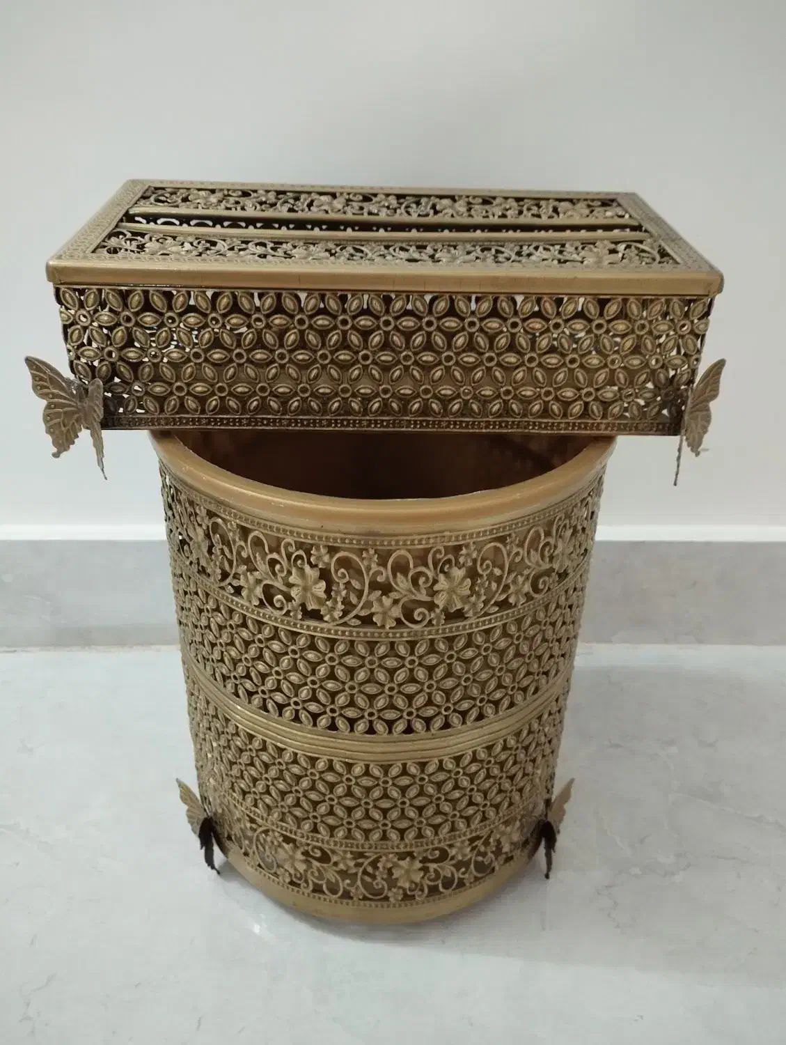 سطل جا دستمالی|صنایع دستی و سایر لوازم تزئینی|تایباد, |دیوار