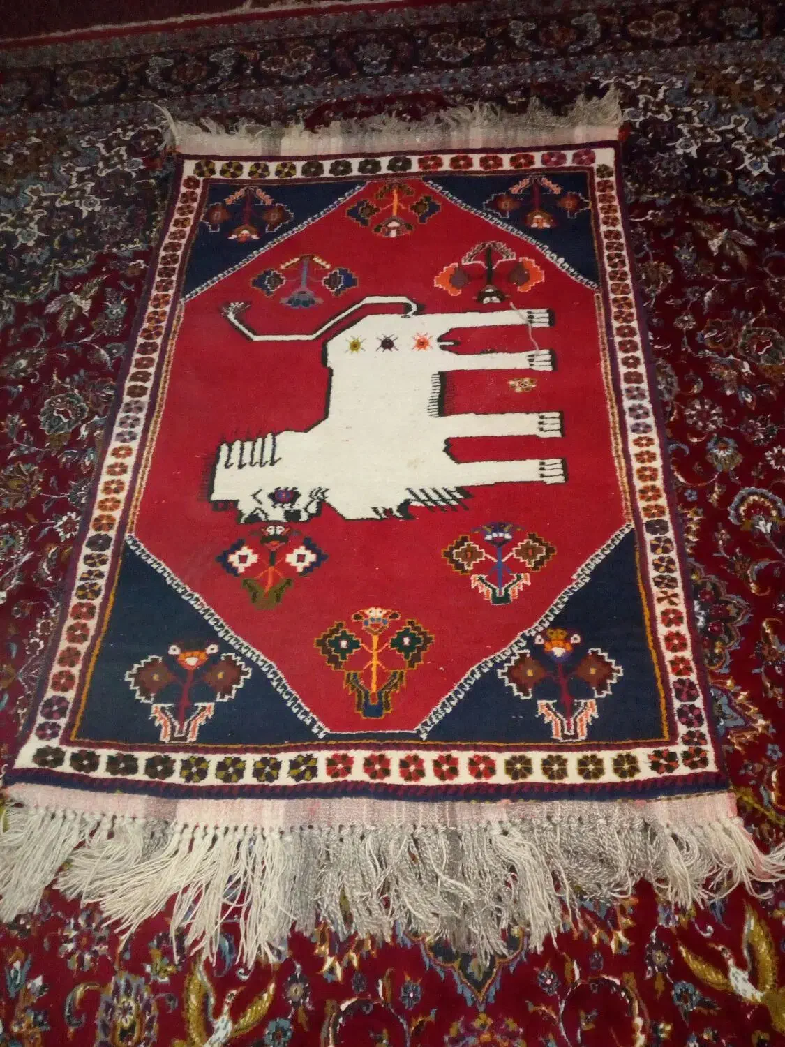 گبه شیری|گلیم، جاجیم، گبه|یاسوج, |دیوار