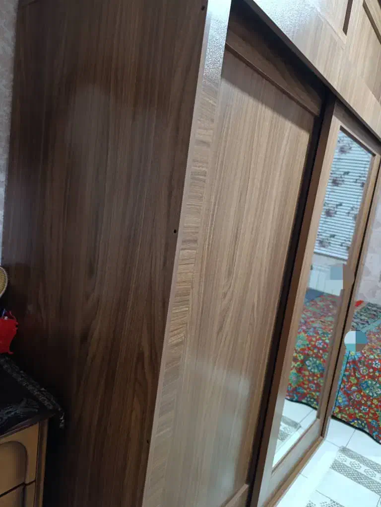 کمد دو تیکه اینه دار طول ۲۴۰ عرض ۱۷۰ عمیق ۷۰|جاکفشی، کمد، دراور|گرمدره, |دیوار