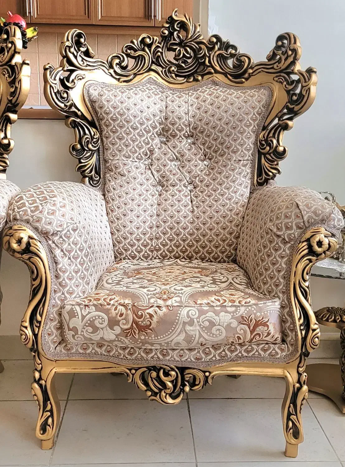 موبل سلطنتی ۷نفره|مبلمان خانگی و میز عسلی|زنجان, |دیوار