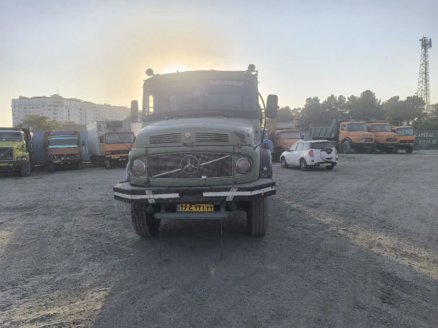 بنز ۱۰ چرخ بالاگیر تانکر آب|خودرو سنگین|ری, علایین|دیوار