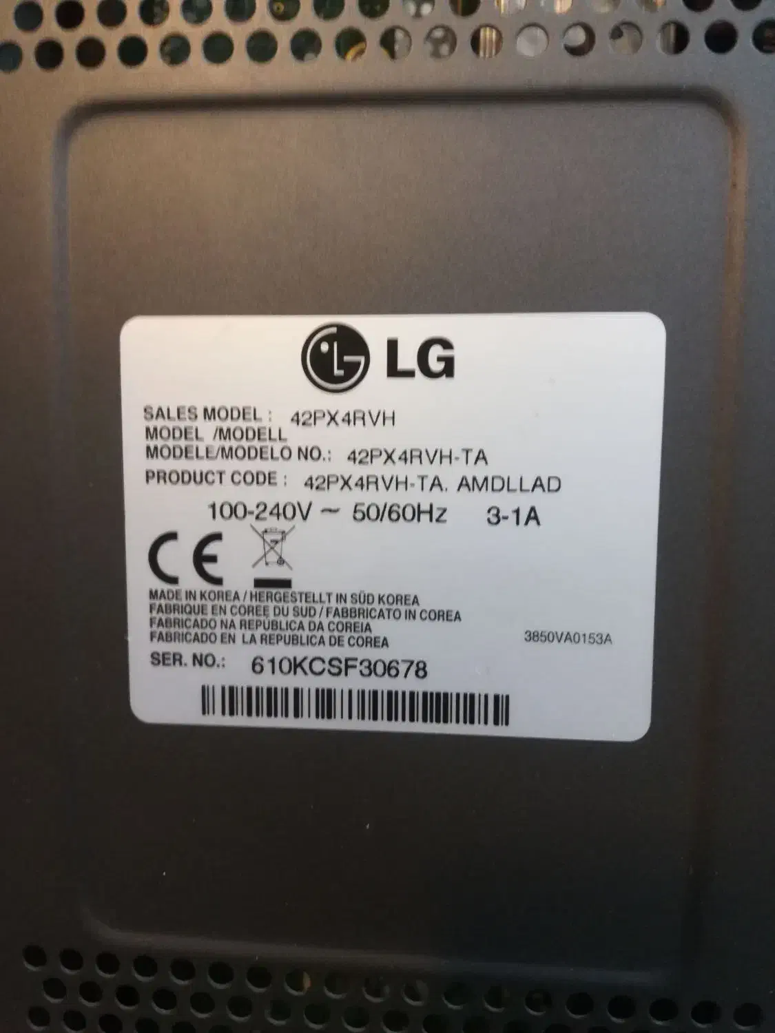 تلوزیون 42 LG|تلویزیون و پروژکتور|مشهد, امیریه|دیوار