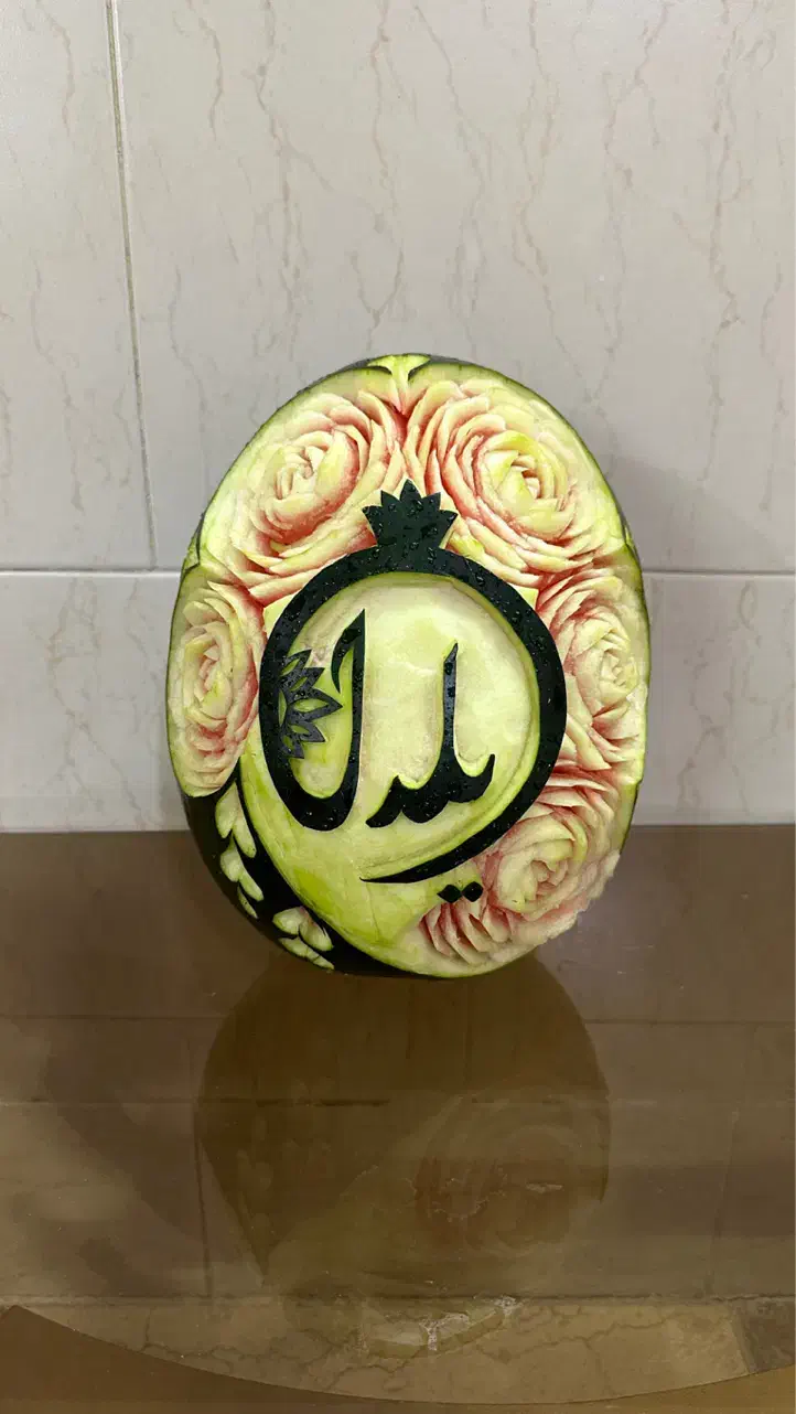 حکاکی هندوانه ، میوه آرایی ، هندوانه یلدا|خدمات پذیرایی، مراسم|تهران, پونک|دیوار