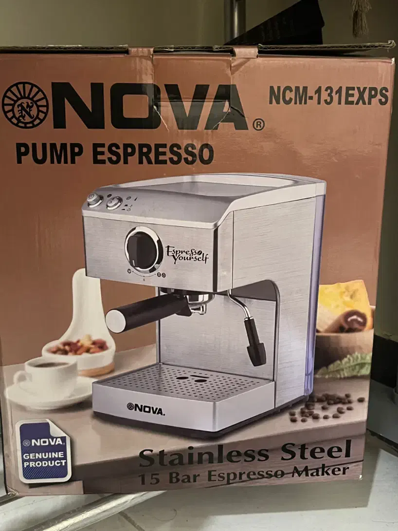 دستگاه اسپرسو نوا ۱۳۱ استیل در حد نو|سماور، چای‌ساز، قهوه‌ساز|اصفهان, بهار آزادی|دیوار