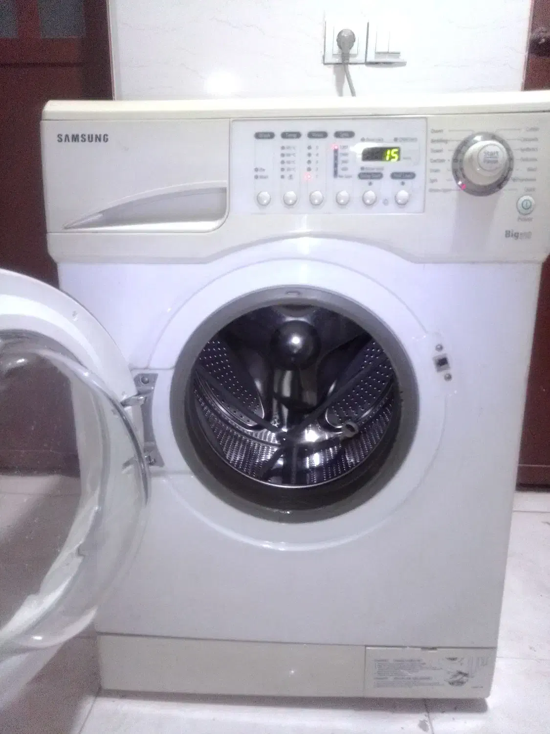 لباسشویی سامسونگ ۸کیلویی سالم سالم بشرط تست|ماشین لباسشویی و خشک‌کن لباس|شیراز, پودنک|دیوار