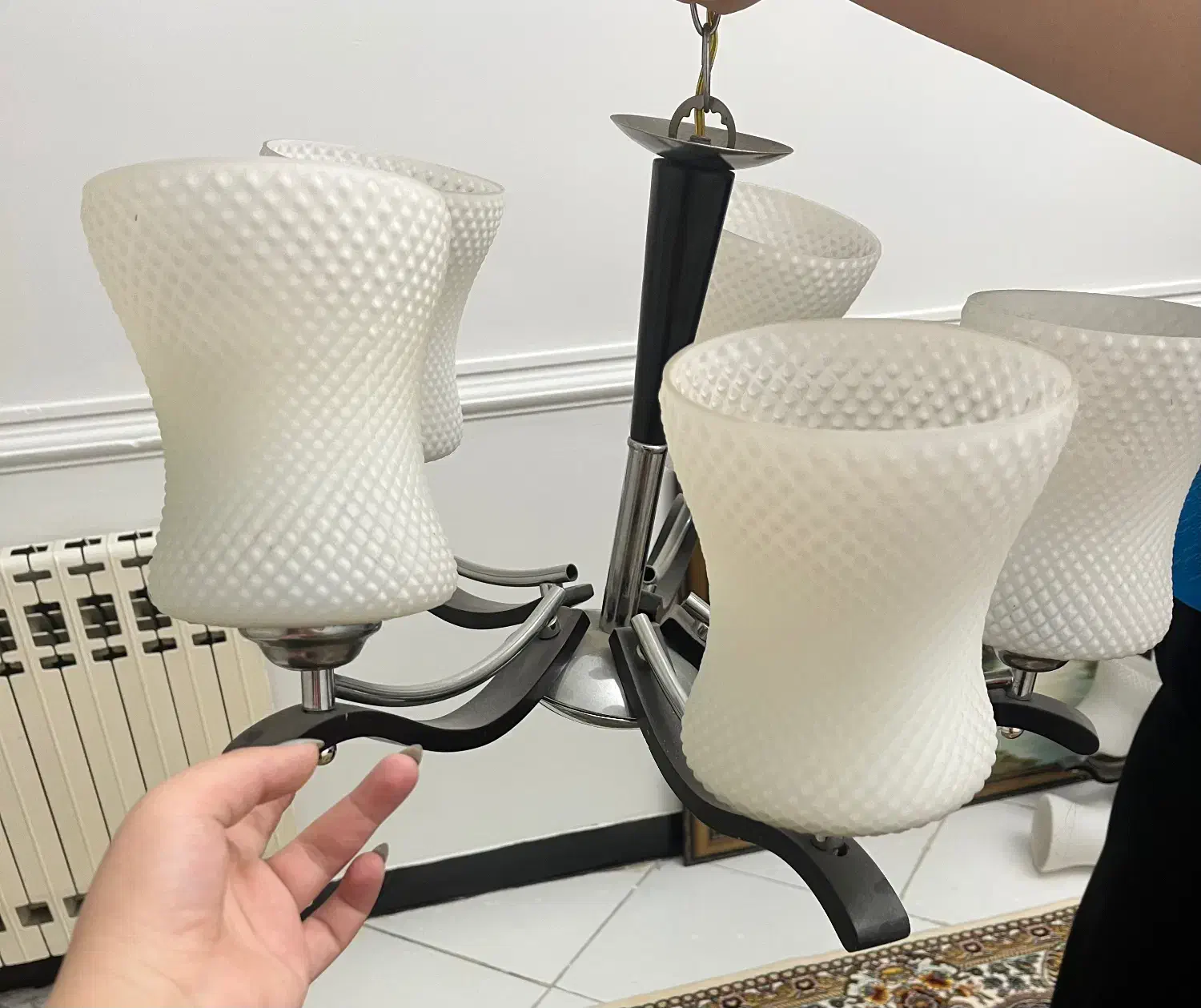 دو عدد لوستر|لوستر و چراغ آویز|تهران, جنت‌آباد جنوبی|دیوار