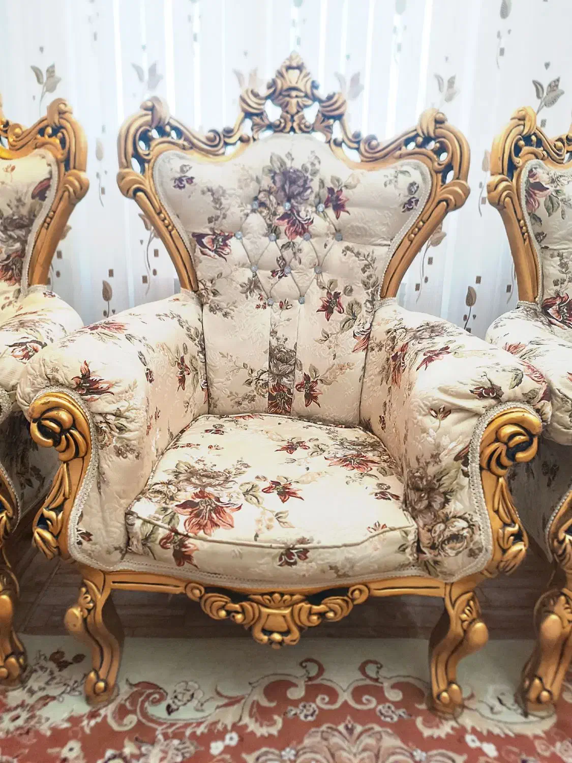 مبل سلطنتی|مبلمان خانگی و میز عسلی|سهند, |دیوار