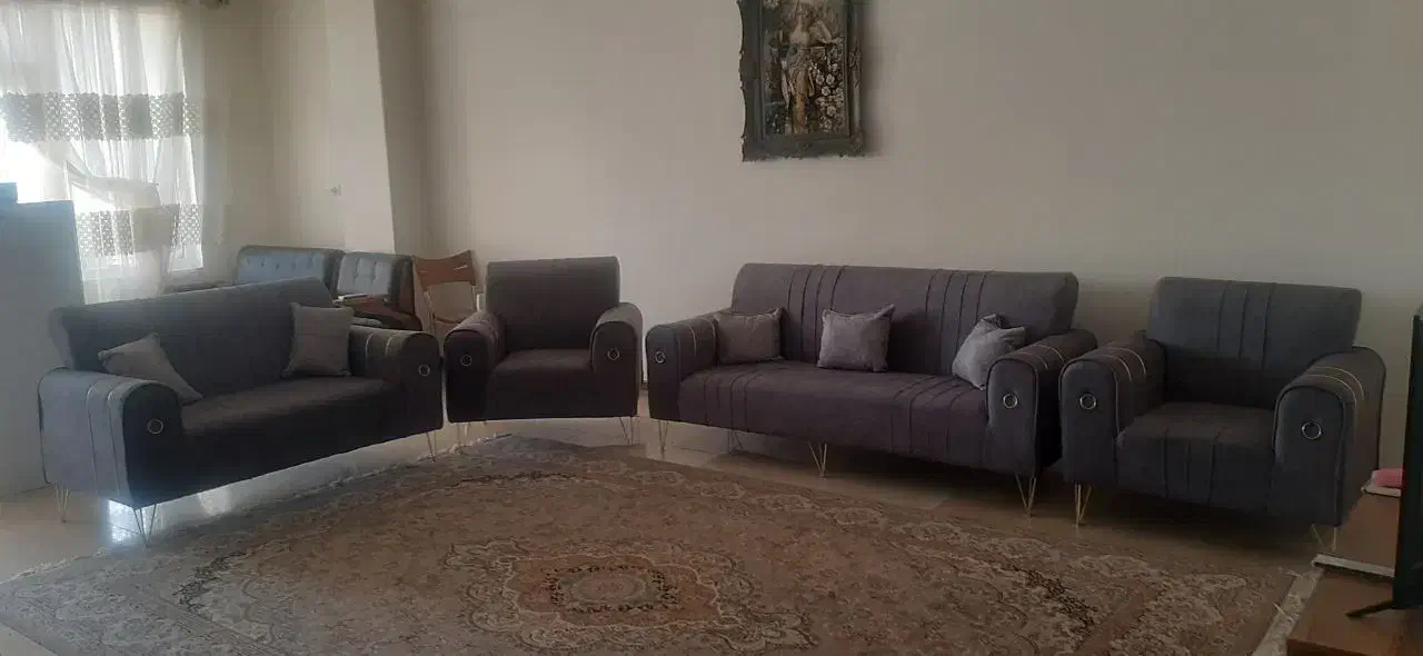 مبل ۷ نفره کاملا نو /فروش به علت جابجایی|مبلمان خانگی و میز عسلی|تهران, شهرک گلها|دیوار