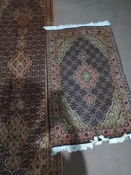فرش اعلایه دستباف تبریزیه قدیمی تمیزو سالم|فرش|بجنورد, |دیوار
