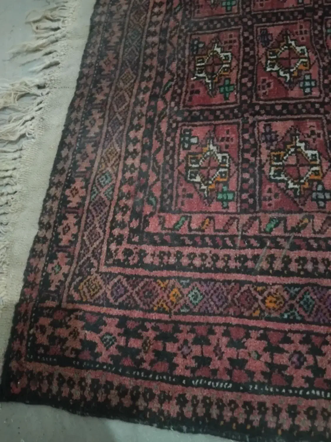 قالیچه دستباف خیلی خیلی قدیمی|کلکسیون اشیاء عتیقه|خلیل آباد, |دیوار