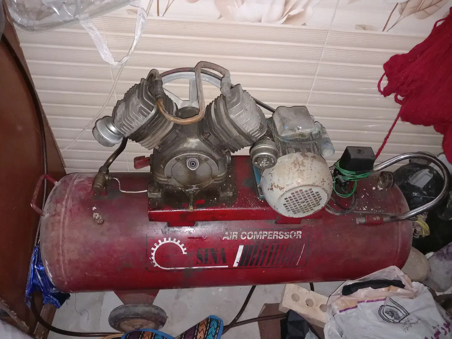 کمپرسور باد|ابزارآلات|باسمنج, |دیوار