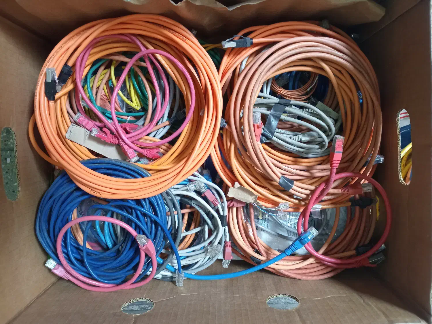 انواع پچ کورد شبکه نیم یک دو پنج و ده متری|مودم و تجهیزات شبکه|تهران, هرندی|دیوار