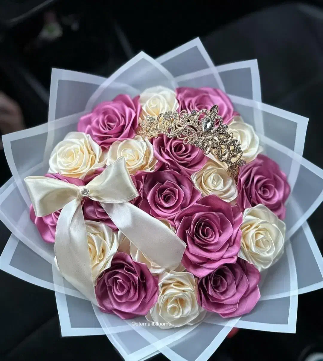 گل های ماندگار روبانی|گل مصنوعی|ارومیه, |دیوار