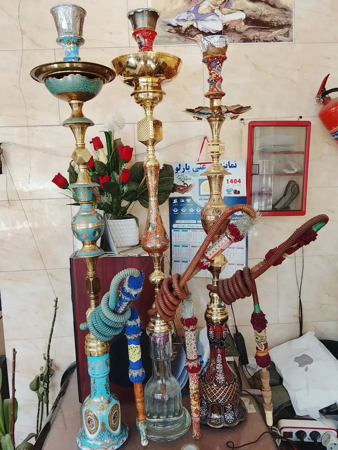 3عدد قلیان اصل حاج اوغلی سنگین|کلکسیون و سرگرمی|خوی, |دیوار