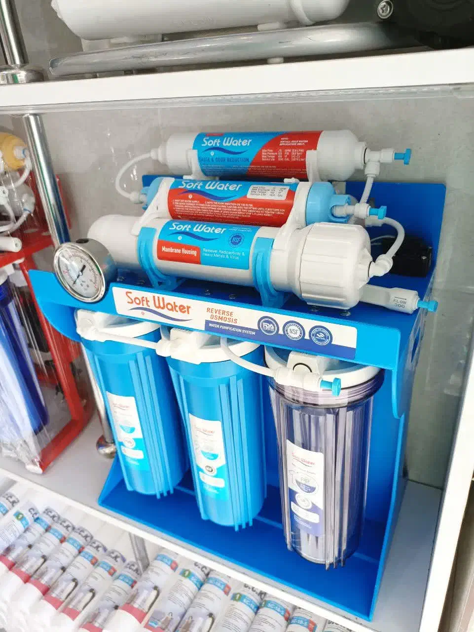 نصفیه آب آب شیرین کن|آبسردکن و تصفیه آب|قم, قلعه یزدیها|دیوار