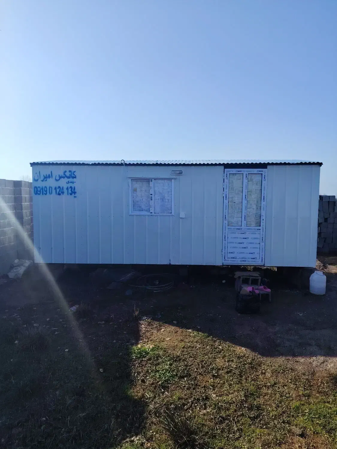 کانکس 15 متری در حد نو|مصالح و تجهیزات ساختمان|رشت, لاکان|دیوار