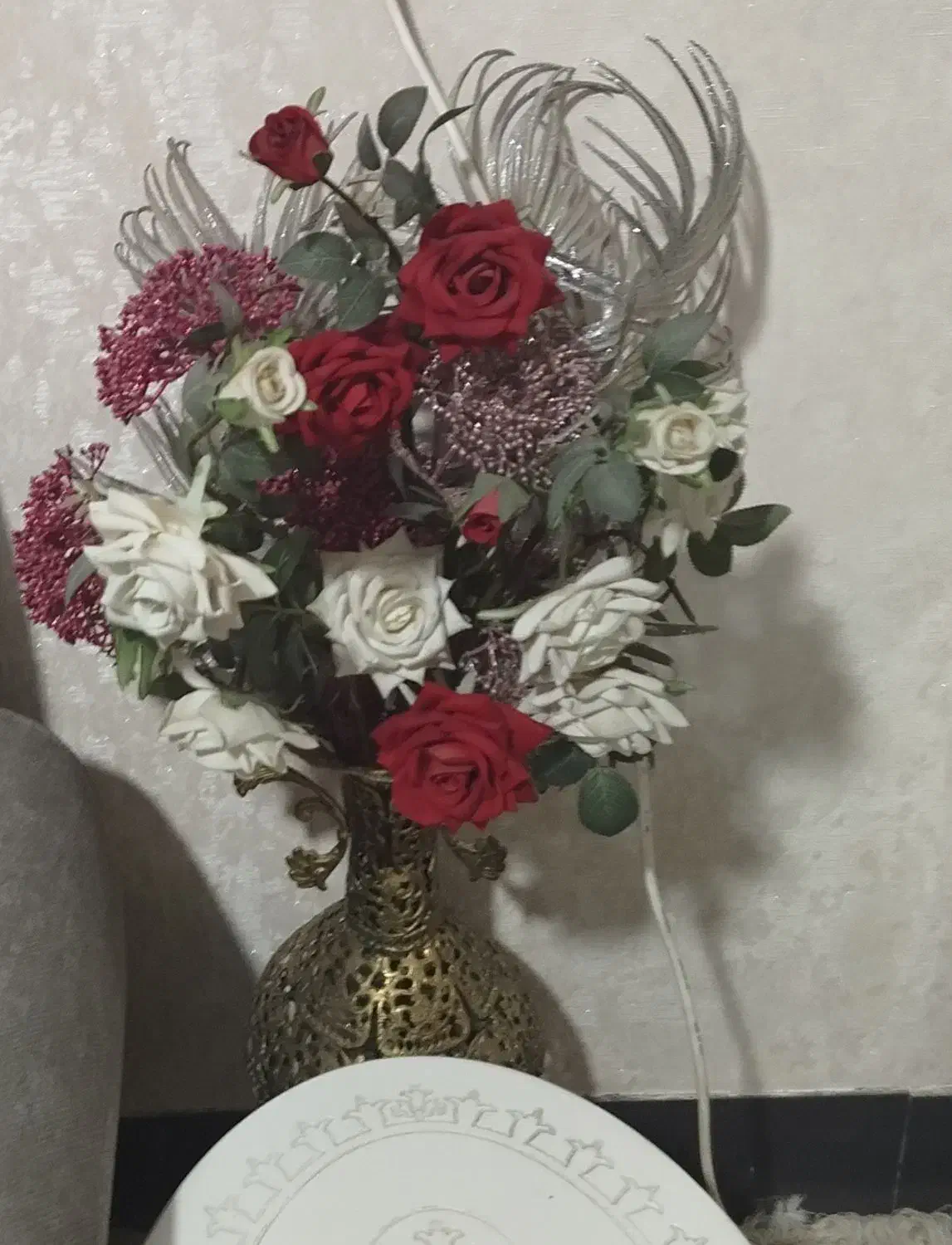 چند شاخه گل خارجی|گل مصنوعی|خرم‌آباد, |دیوار