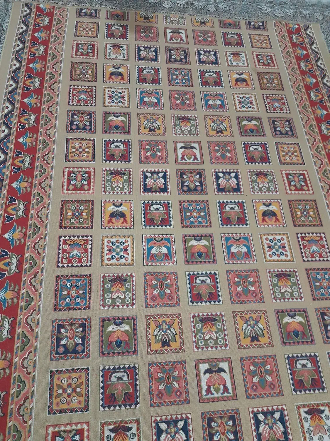 گلیم و روفرشی|گلیم، جاجیم، گبه|زنجان, |دیوار