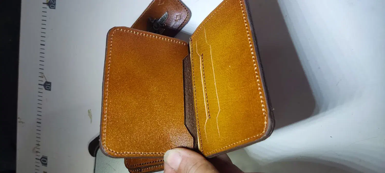 کیف کارت چرم طبیعی|کیف، کفش، کمربند|شیراز, باجگاه|دیوار