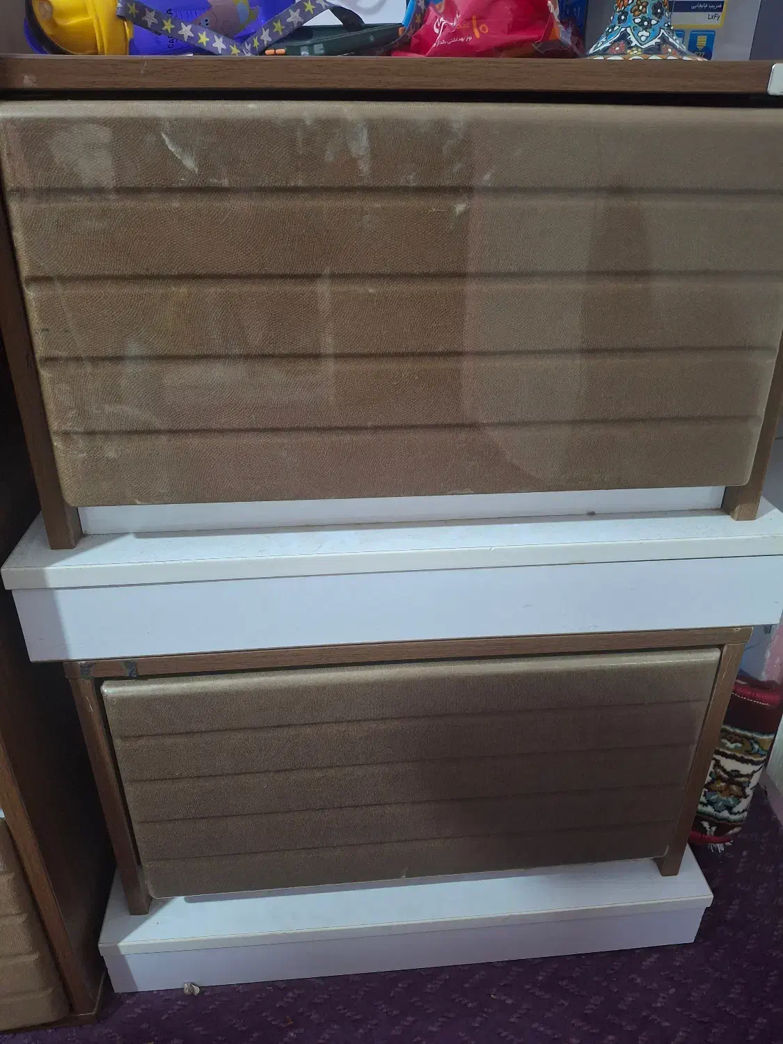 دراور ۳ طبقه همراه با دو کنسول در حد نو|جاکفشی، کمد، دراور|گرگان, |دیوار