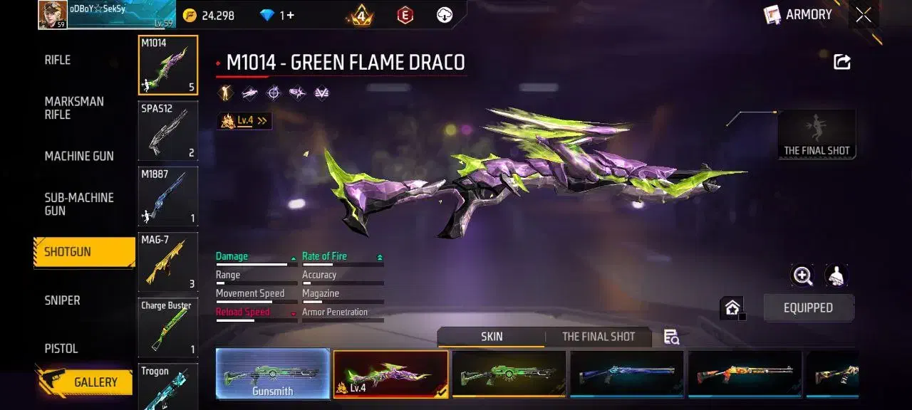 اکانت فری فایر|کنسول، بازی ویدئویی و آنلاین|لاهیجان, لیالستان|دیوار