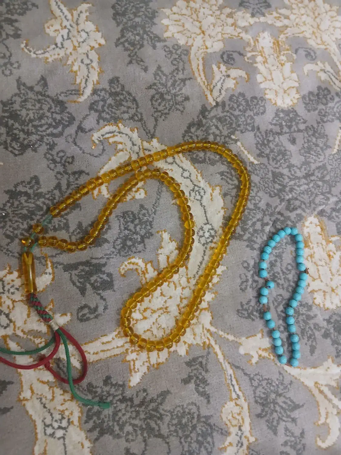 تسبیح فیروزه و صندل اوس دوتاش ۳۰ ملیون قدمت داره|زیورآلات و اکسسوری|صباشهر, |دیوار