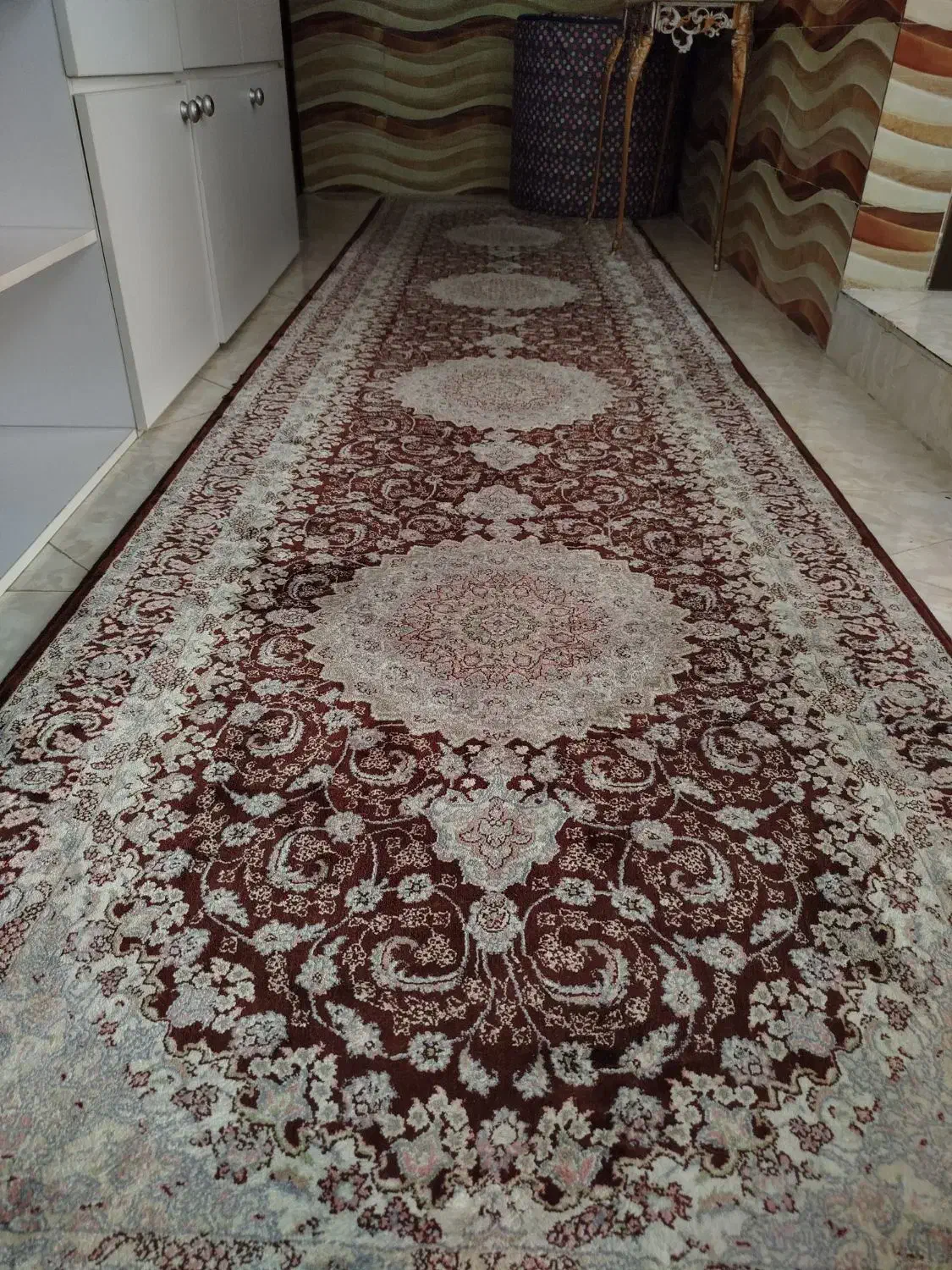 فرش کناره ی فرحی نو ، نو|فرش|سمنان, |دیوار