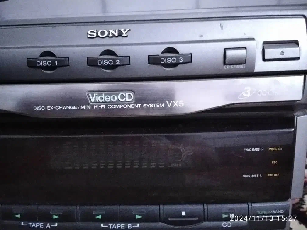 رادیو ضبط سی دی خور اصل ژاپن همراه دوباند|سیستم صوتی خانگی|کازرون, |دیوار