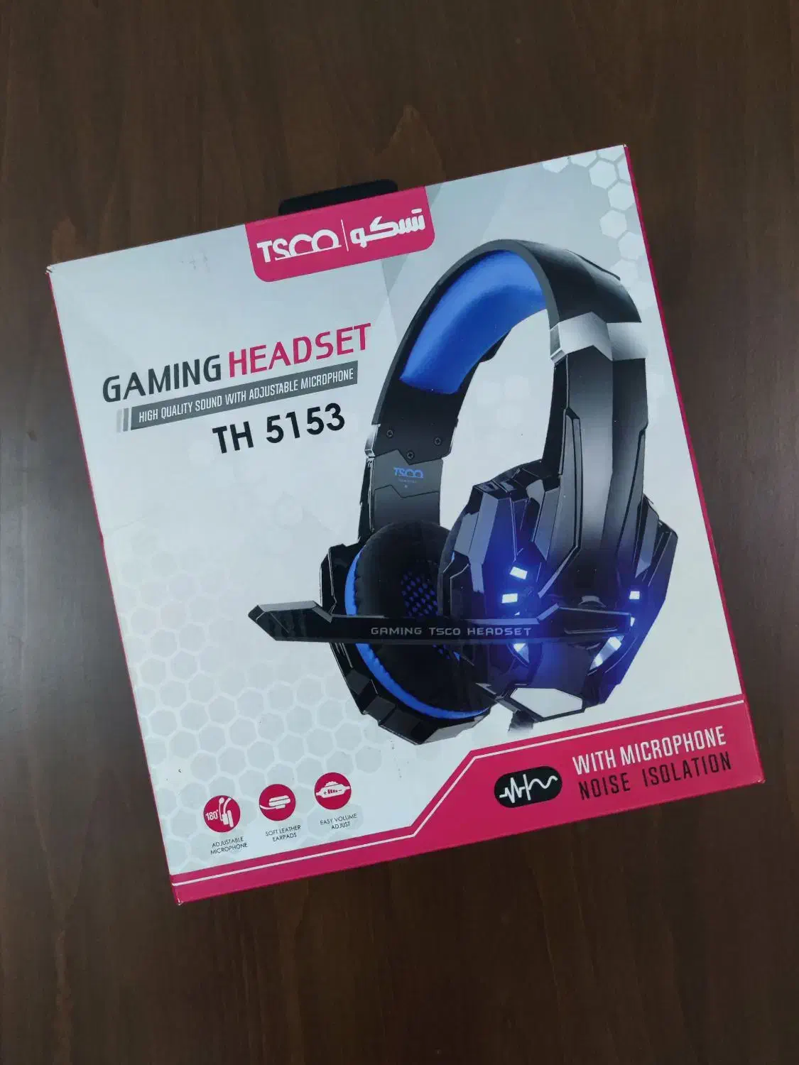 هدست گیمینگ تسکو مدل th 5153|قطعات و لوازم جانبی رایانه|اندیشه, اندیشه فاز ۳|دیوار