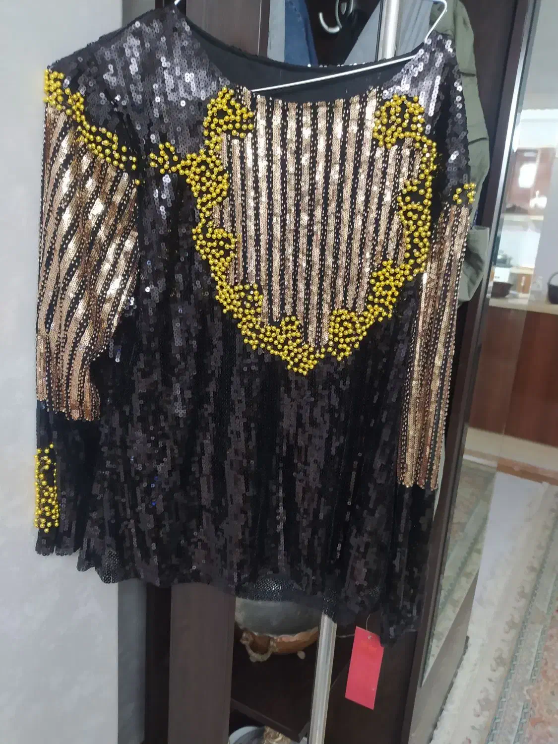 بلوز مجلسی رنگ مشکی نو مارک داره|لباس|رامسر, |دیوار