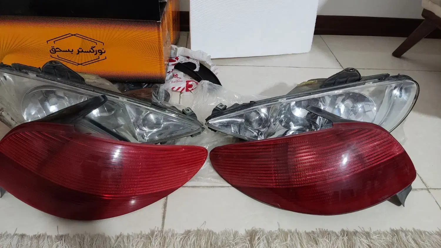 چراغ جلو وعقب ۲۰۶|قطعات یدکی و لوازم جانبی|گرمدره, |دیوار