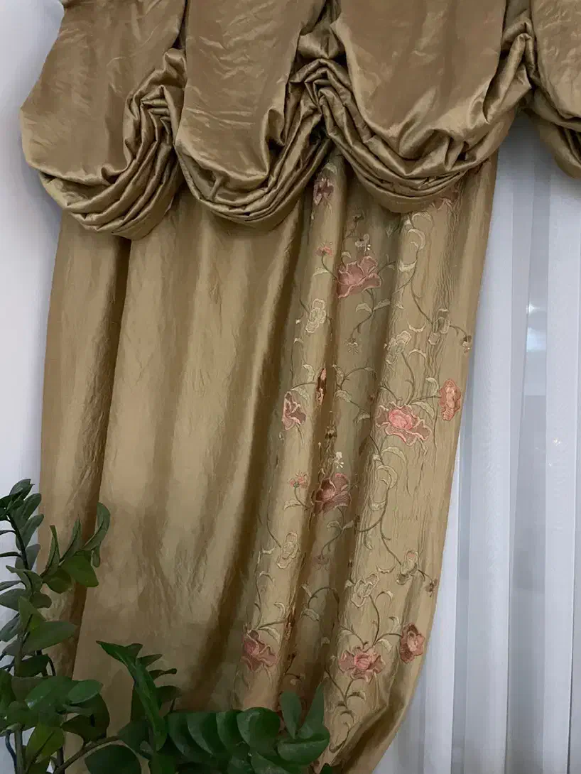 پرده تافته ابریشم هندی|پرده، رانر، رومیزی|تهران, شهرک غرب|دیوار