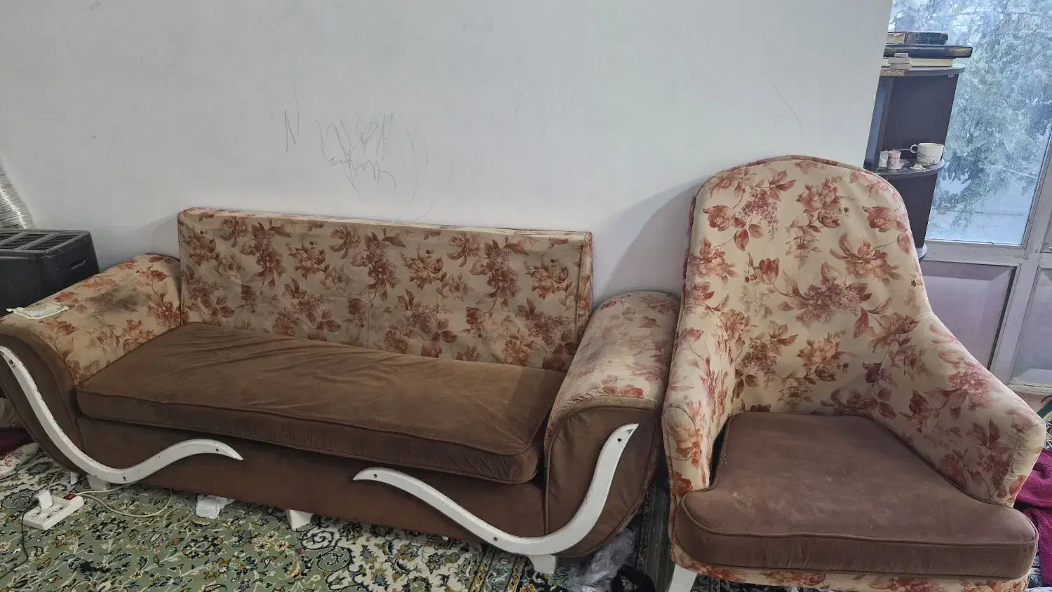 مبل ۷ نفره|مبلمان خانگی و میز عسلی|قم, چهار مردان|دیوار