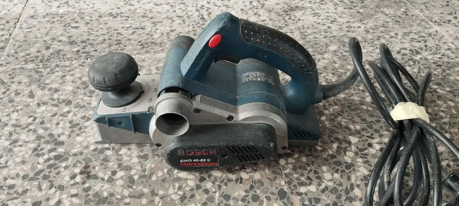 رنده برقی بوش مدل 82-40 GHO سوئیسی در حد نو|ابزارآلات|رشت, کوی مهر|دیوار