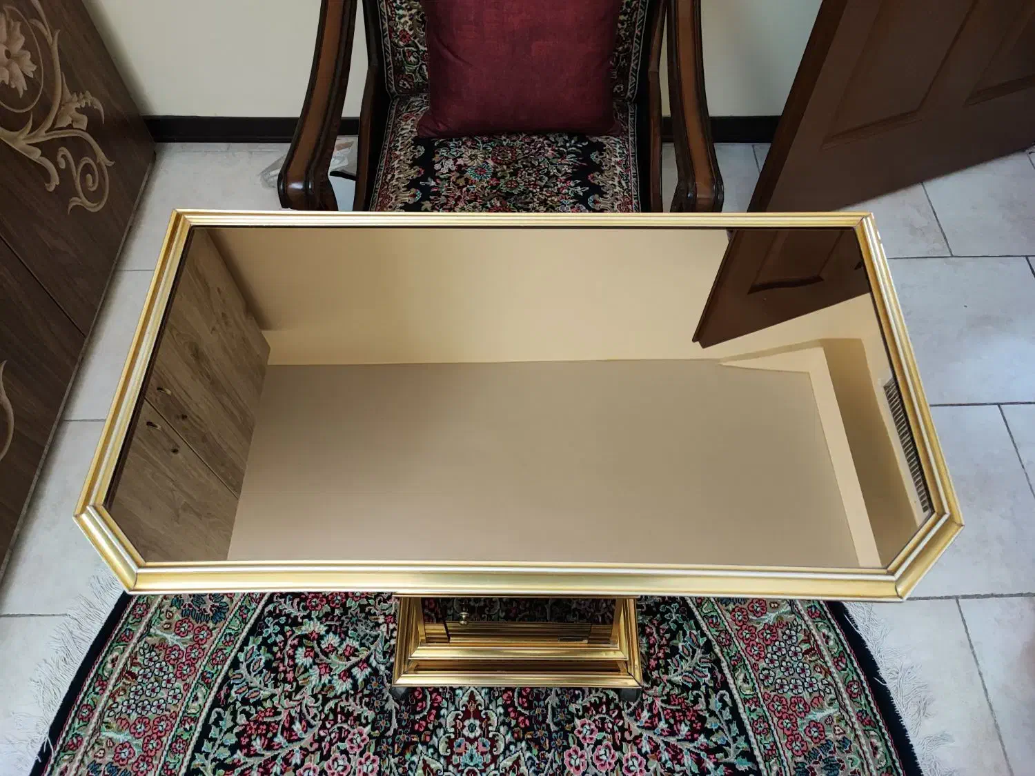 میز آرایش و آیینه|بوفه، ویترین، کنسول|کرمان, |دیوار