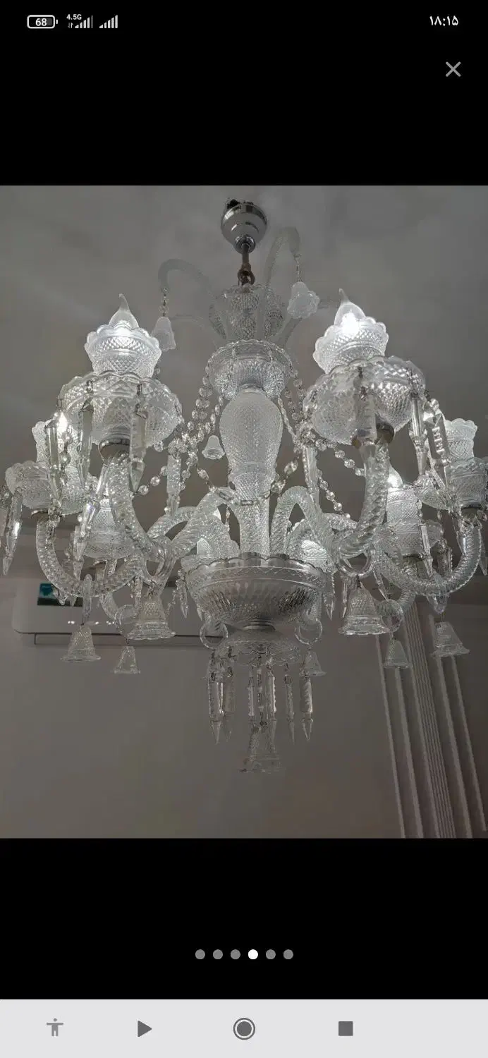 لوستر|لوستر و چراغ آویز|مشهد, رسالت|دیوار