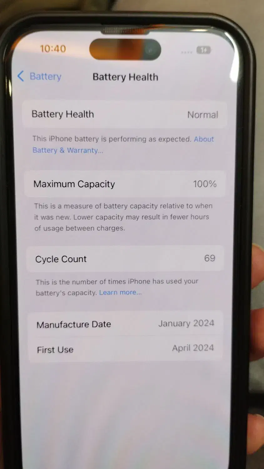 ایفون ۱۵ نرمال ۱۲۸ گیگ|موبایل|اصفهان, فرح آباد|دیوار