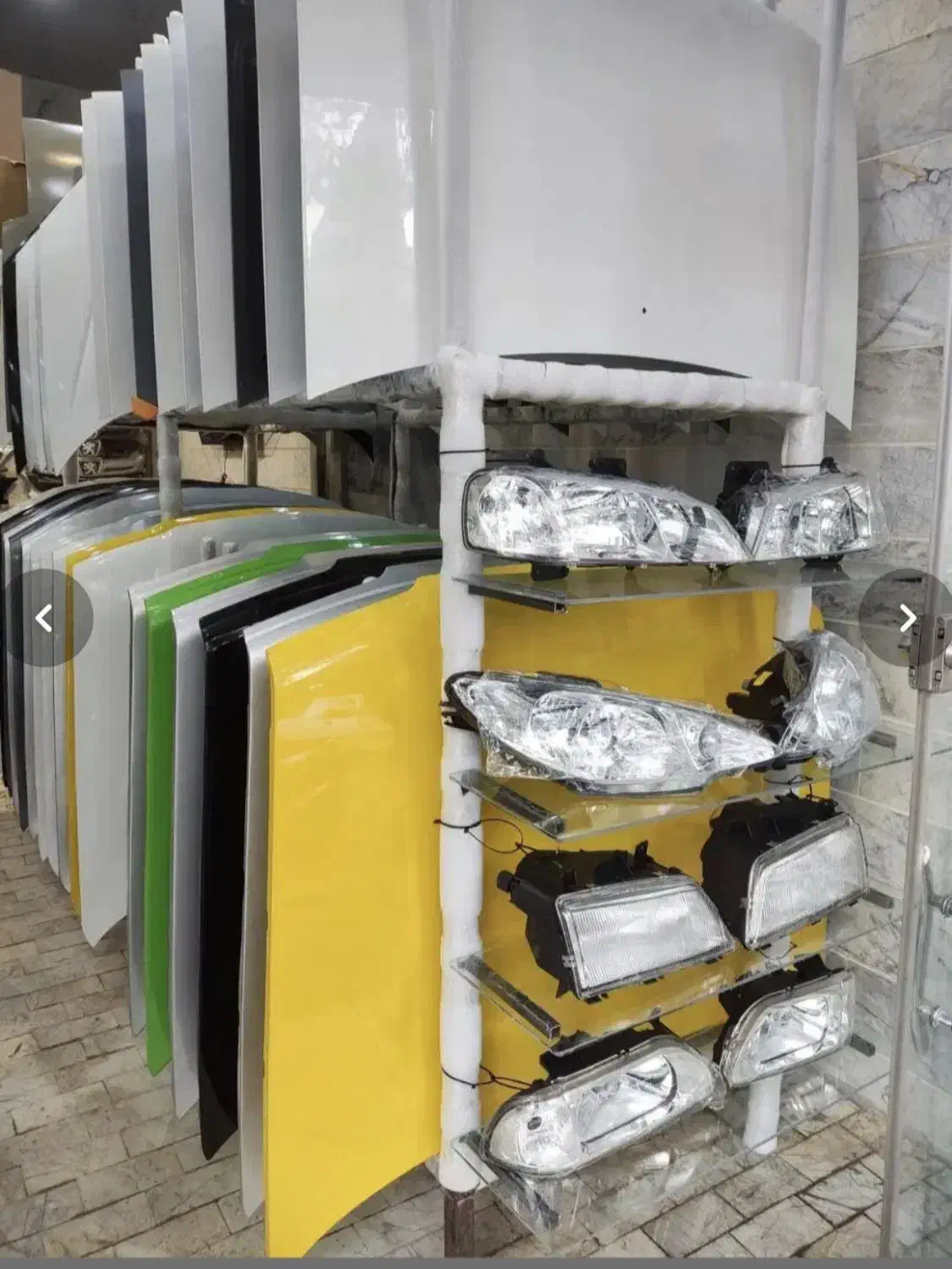 بدنه رنگ کوره ای|قطعات یدکی و لوازم جانبی|قم, قلعه کامکار|دیوار