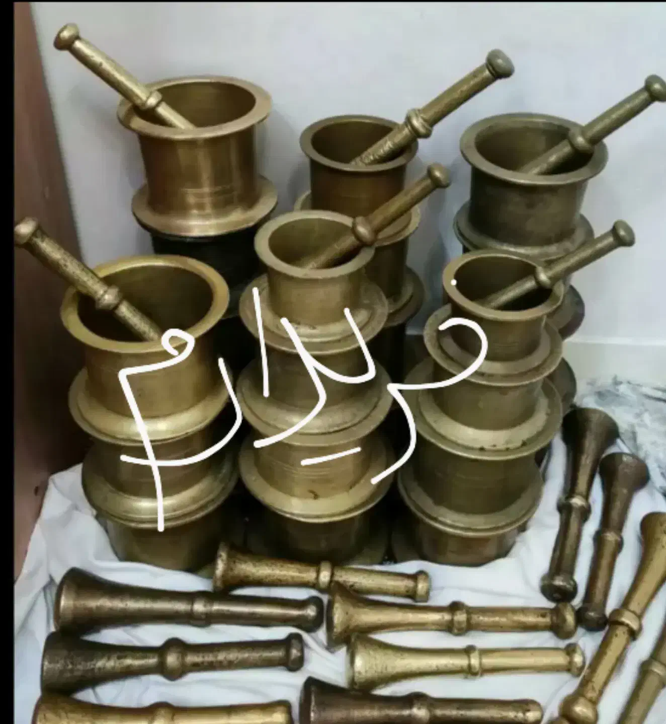 هاون هاونگ  هونگ چهل کلید سماور زغالی|ظروف سرو و پذیرایی|رشت, انصاری|دیوار