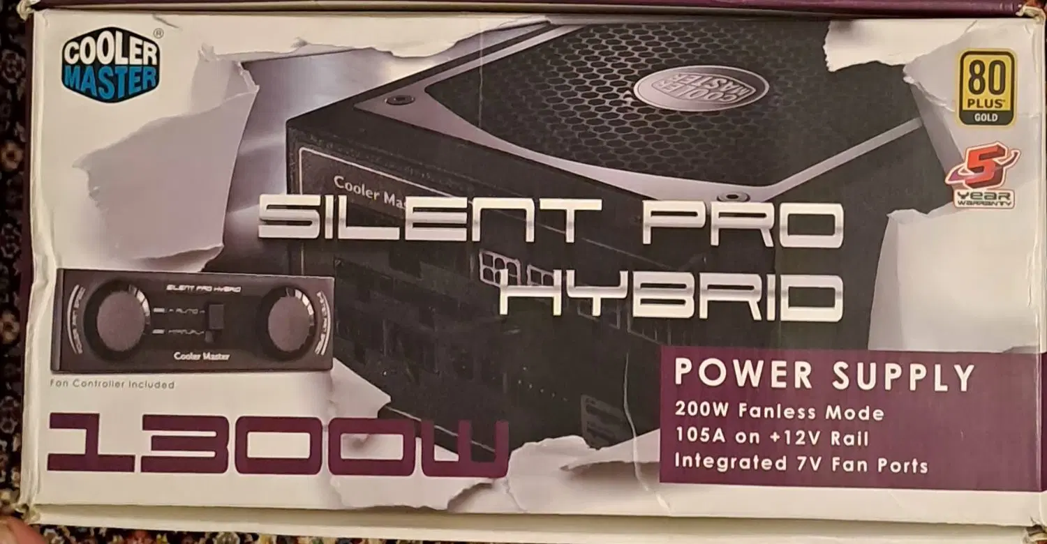 Silent Pro Hybrid 1300 W پاور کولرمستر|قطعات و لوازم جانبی رایانه|تهران, امانیه|دیوار