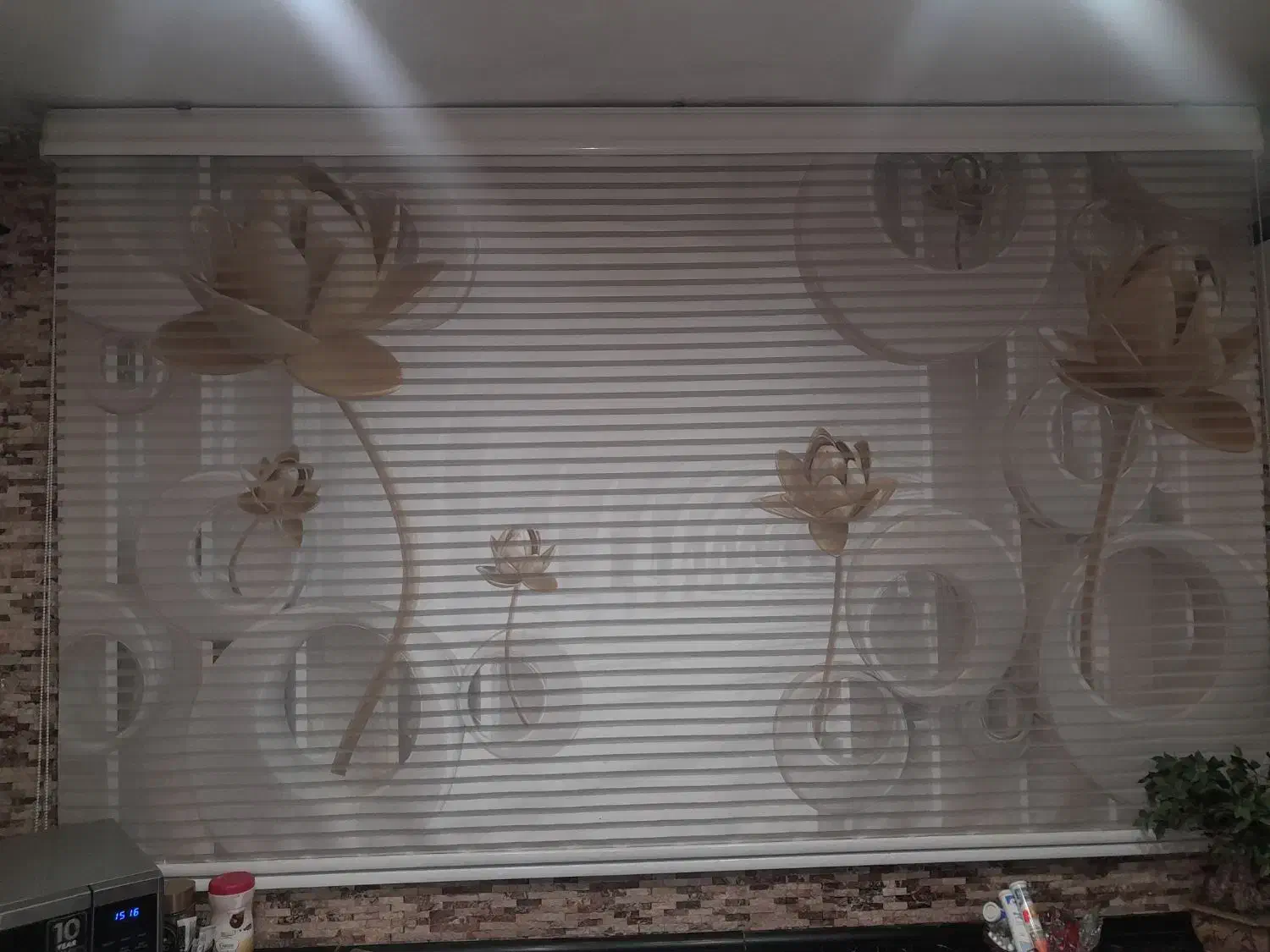 پرده زبرا مکانیزه|پرده، رانر، رومیزی|تهران, شهرک ولیعصر شمالی|دیوار